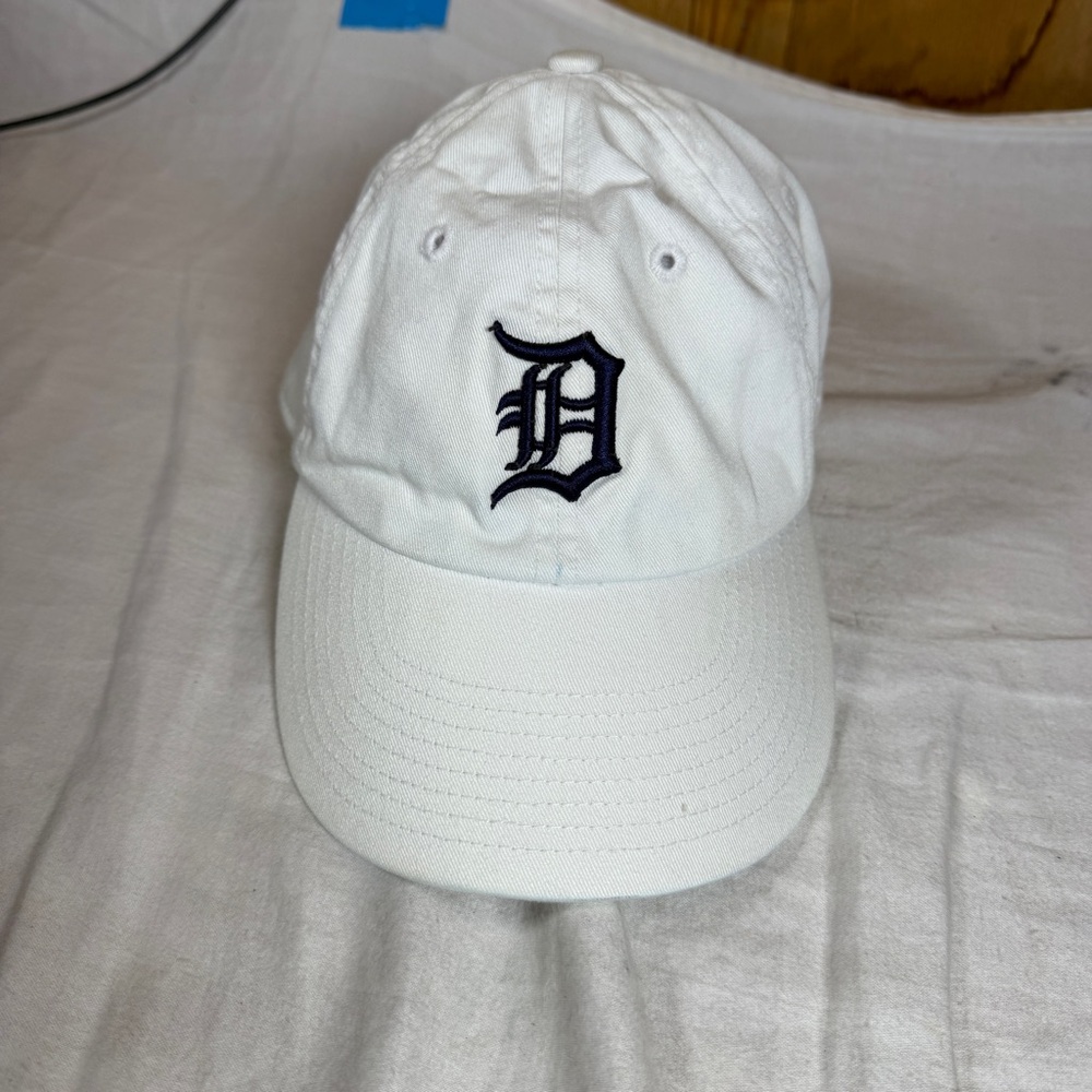 Detroit Tigers Womens New Era Fits Baseball Hat Cap Adjustable White One Size